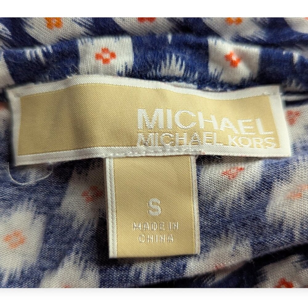 MICHAEL Michael Kors Lightweight Short Sleeve Scoop Neck Top Size Small - Picture 7 of 11